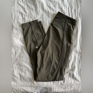 lululemon athletica Dark Olive Leggings